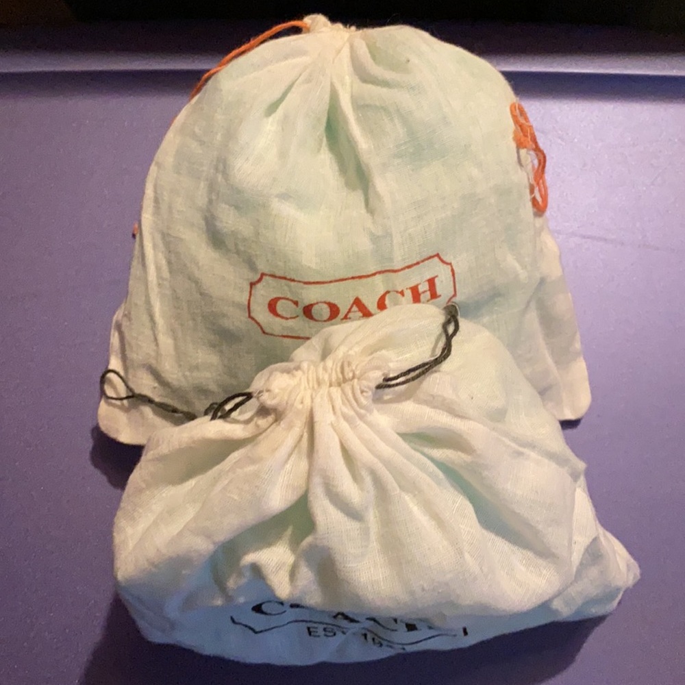 Coach cloth linen drawstring dust bags - Picture 9 of 12